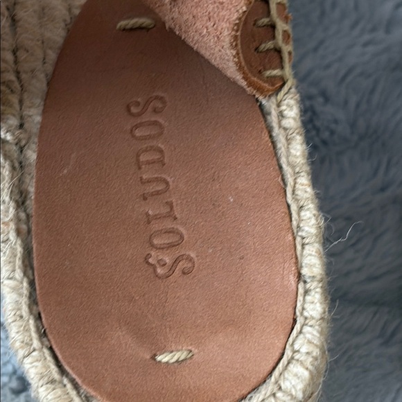 NWOT Soludos Minorca Tan Platform Espadrille Sandals with Ankle Strap Size 9.5 - Picture 8 of 11